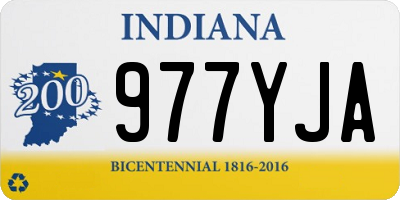 IN license plate 977YJA
