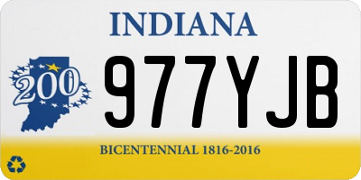 IN license plate 977YJB
