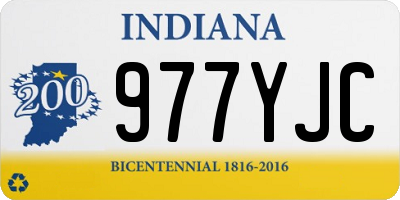 IN license plate 977YJC