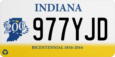 IN license plate 977YJD