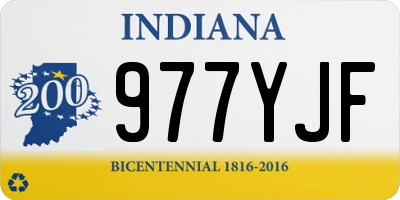 IN license plate 977YJF