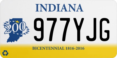 IN license plate 977YJG