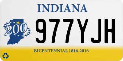 IN license plate 977YJH