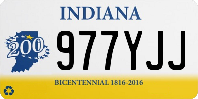 IN license plate 977YJJ