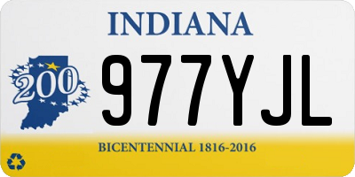 IN license plate 977YJL