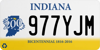 IN license plate 977YJM