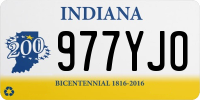 IN license plate 977YJO