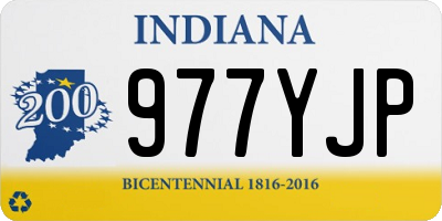 IN license plate 977YJP
