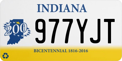 IN license plate 977YJT