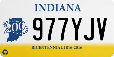 IN license plate 977YJV