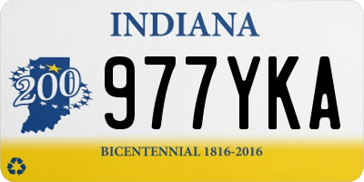 IN license plate 977YKA