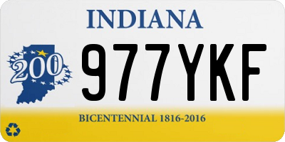 IN license plate 977YKF