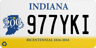 IN license plate 977YKI