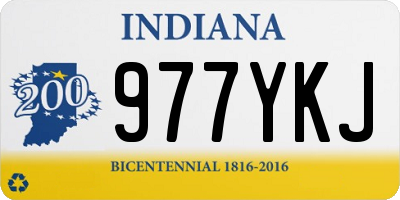 IN license plate 977YKJ