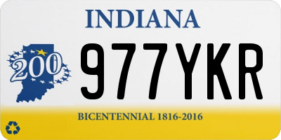 IN license plate 977YKR