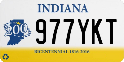IN license plate 977YKT