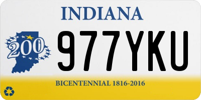 IN license plate 977YKU