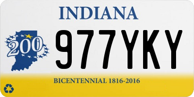 IN license plate 977YKY