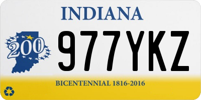 IN license plate 977YKZ