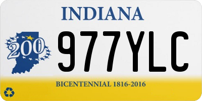 IN license plate 977YLC