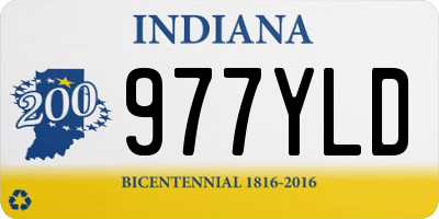 IN license plate 977YLD