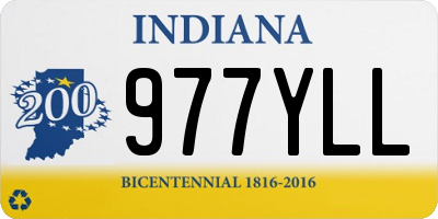 IN license plate 977YLL