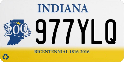 IN license plate 977YLQ