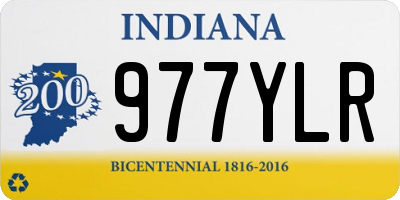 IN license plate 977YLR