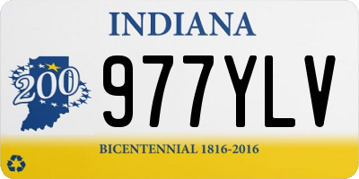 IN license plate 977YLV