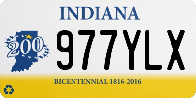 IN license plate 977YLX