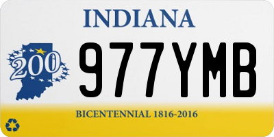 IN license plate 977YMB