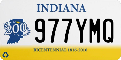 IN license plate 977YMQ