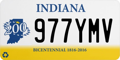 IN license plate 977YMV