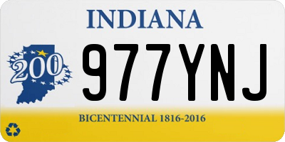 IN license plate 977YNJ