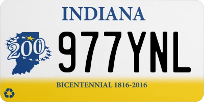 IN license plate 977YNL