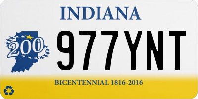 IN license plate 977YNT