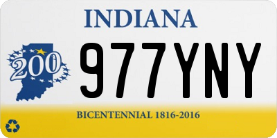 IN license plate 977YNY