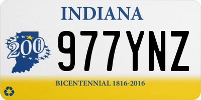 IN license plate 977YNZ