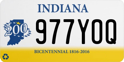 IN license plate 977YOQ