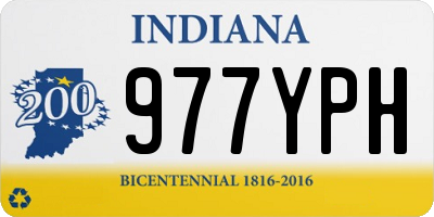 IN license plate 977YPH