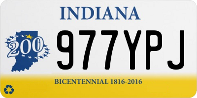 IN license plate 977YPJ