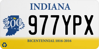 IN license plate 977YPX