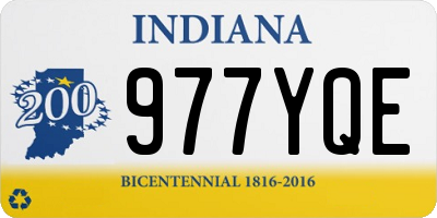 IN license plate 977YQE