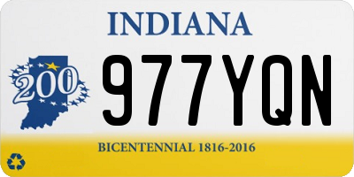 IN license plate 977YQN