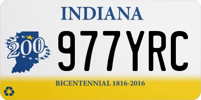 IN license plate 977YRC