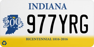 IN license plate 977YRG