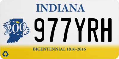 IN license plate 977YRH