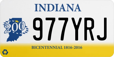 IN license plate 977YRJ