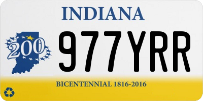 IN license plate 977YRR