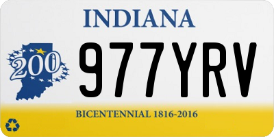 IN license plate 977YRV